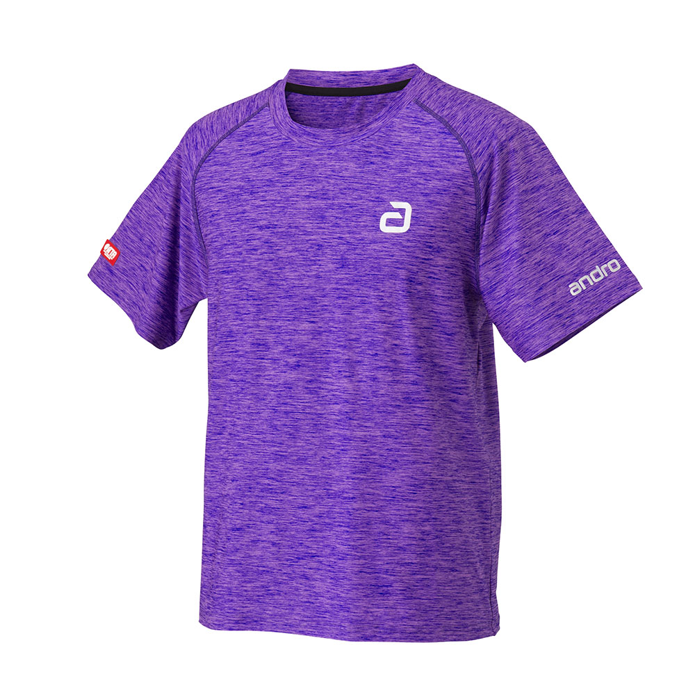 302049_andro_Melange_T_Shirt_Alpha_purple