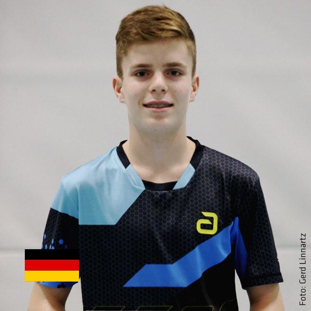 Noah Hersel andro ProTeam Tischtennis